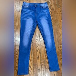 Vibrant Blue Skinny Women's Jeans